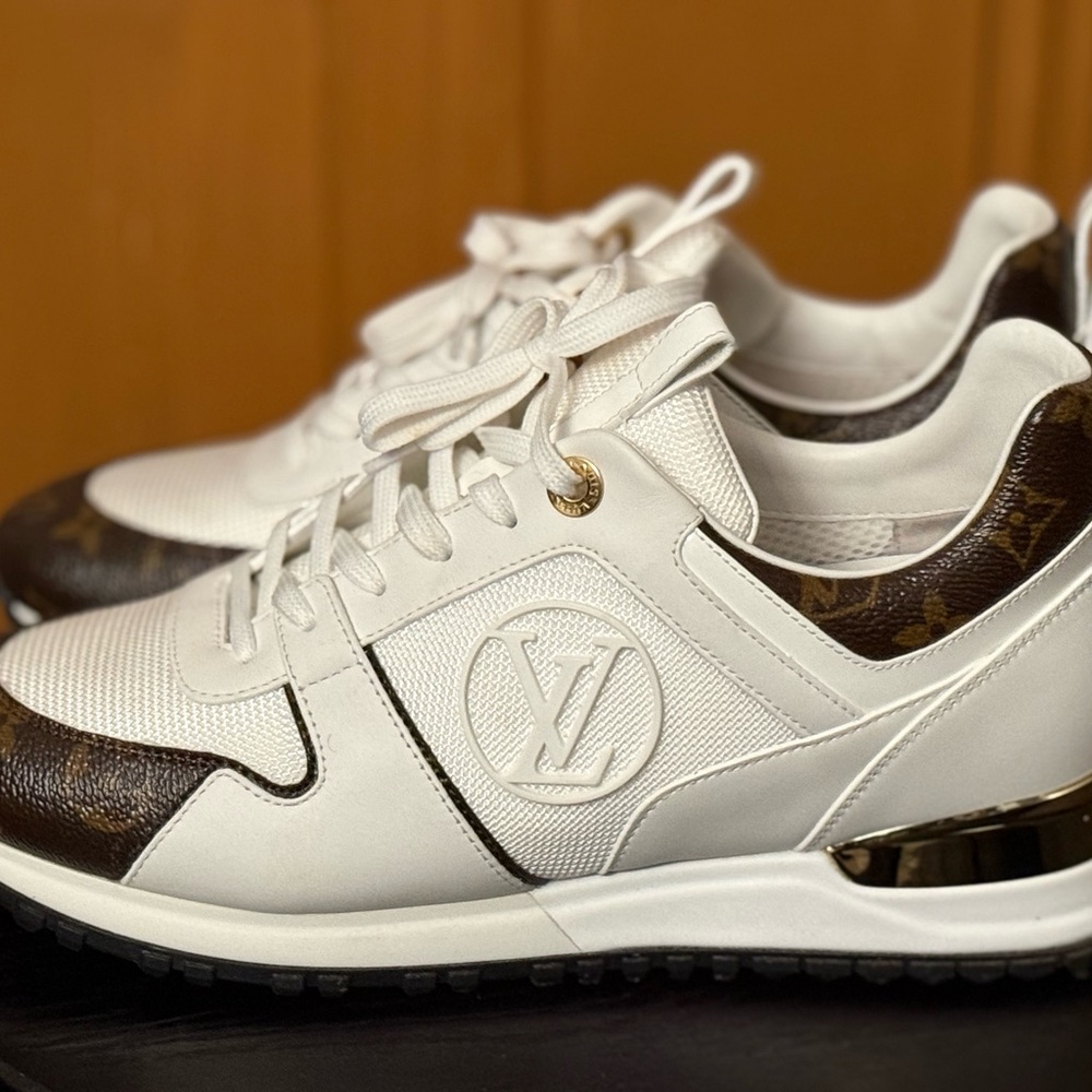 Louis Vuitton White Run Away Sneaker - Picture 1 of 3